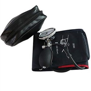 Dospělý Extra delší manuální manžeta krevního tlaku, 22-42 cm obvod paže jednokum trubicová manžeta s tlakoměrem a inflační žárovkou