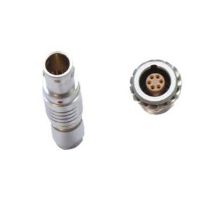 FGG EGG 1B Series 306 Push-Pull Metal Straight Plug / Pevný konektor zásuvky