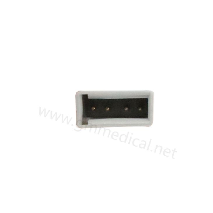 Spacelab Compatible-Utah IBP/Invasive Blood Pressure Transducer Adapter Cable,Rectangular 10pin >Utah-4pin