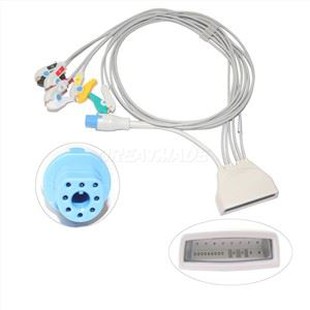 EKG 5-vodičový telemetrický kabel Grabber plus Spo2 pro HP MX40